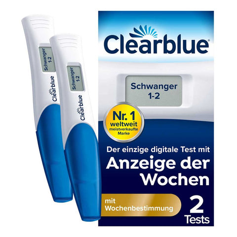 Clearblue Schwangerschaftstest mit Wochenbestimmung (2 Stück)