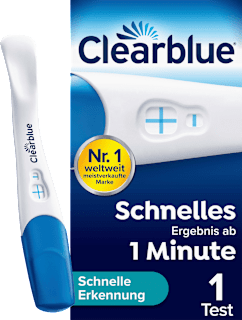 Clearblue Schwangerschaftstest Schnelle Erkennung - ab 1 Minute (1 Stück)