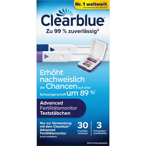 Clearblue Bâtonnets de test pour moniteur de fertilité (33 pièces)