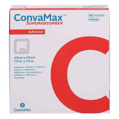 Convamax Superabsorber adhésif 20x20 cm (10 pièces)