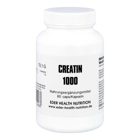 EDER Health Nutrition Creatin 1000 poudre en gélules (60 gélules)
