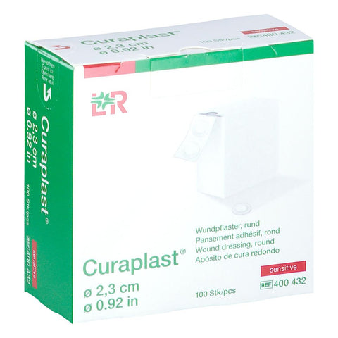 Curaplast Strips Sensitiv ronds 2,3 cm (100 pièces)