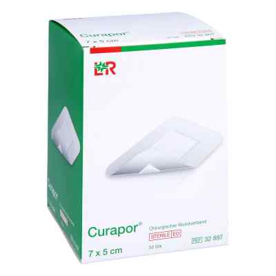 Curapor Pansement stérile chirurgical 5x7 cm (50 pièces)
