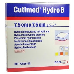 Cutimed Hydro B pansement hydrocolloïde 7,5 x 7,5 cm (5 pièces)