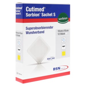 Cutimed® Sorbion Sachet S 5 cm x 12 cm — 12 Stück