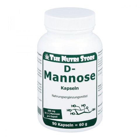 Hirundo Products D-Mannose 500 mg vegetarische Kapseln (90 Stück)