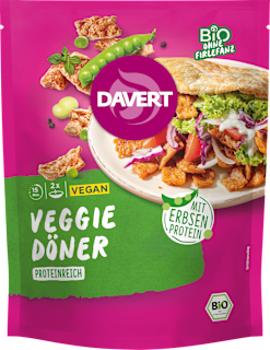 Davert Veggie Döner plat préparé (68 g)