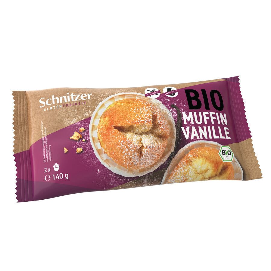 Schnitzer Muffins Vanille bio sans gluten (140 g)