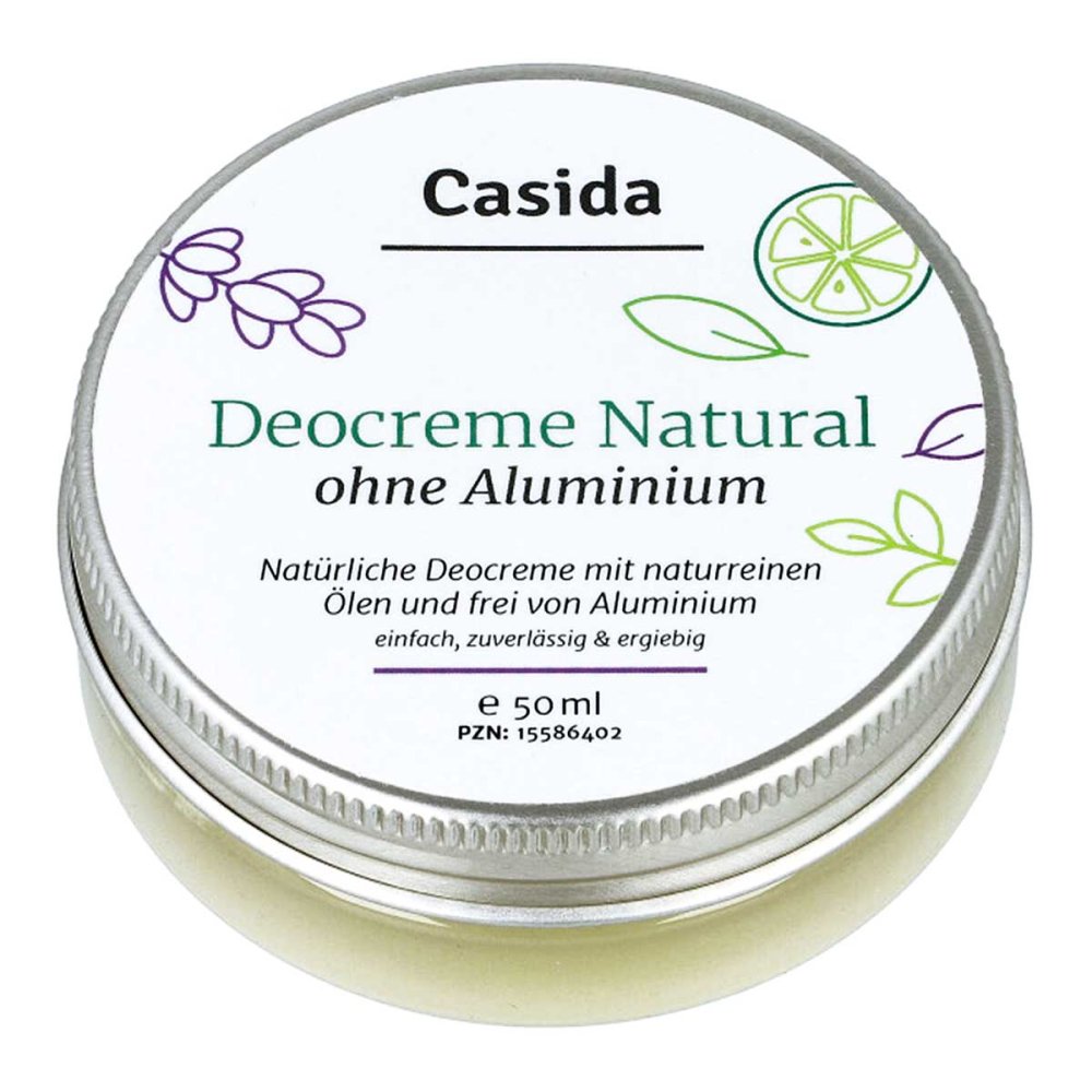 Casida crème déodorante sans aluminium naturelle (50 ml)