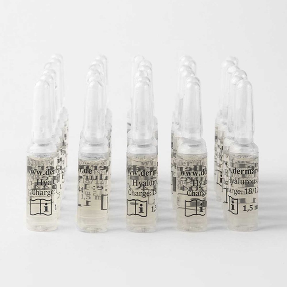 Dermaroller New Natural Line HA ampoules (30x1.5 ml)