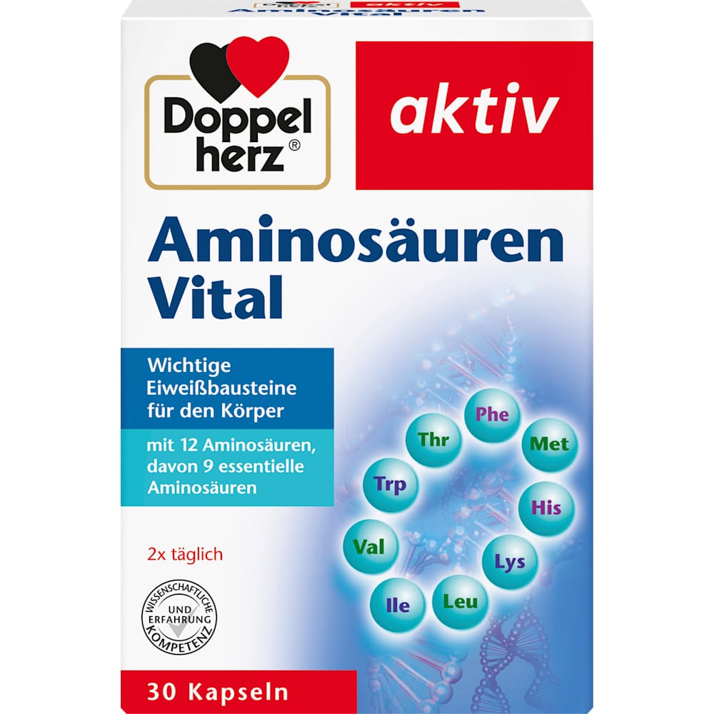 Doppelherz acides aminés Vital gélules (30 pièces, 27,2 g)