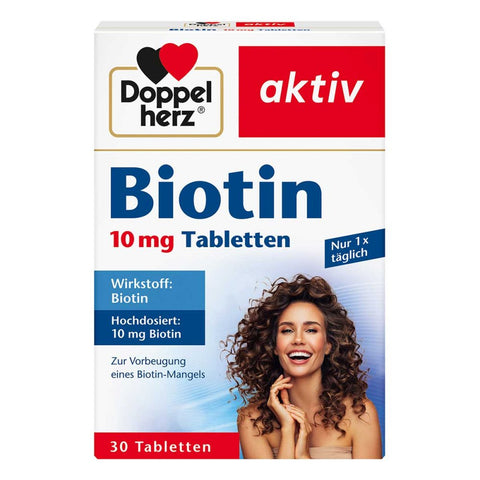 Doppelherz Biotine 10 mg comprimés (30 pièces)