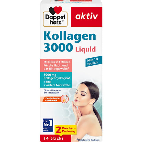 Doppelherz Collagène 3.000 sticks liquides (14 pièces, 140 ml)