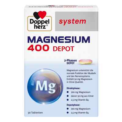 Doppelherz Magnesium 400 Depot system comprimés (30 pièces)