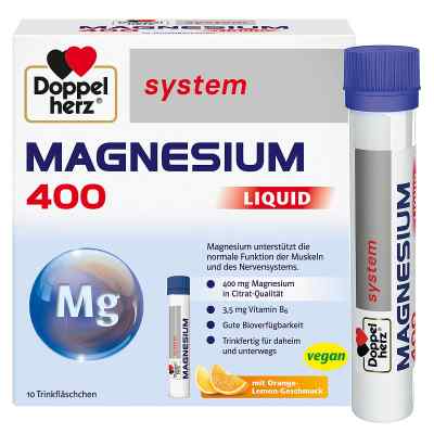 Doppelherz Magnésium 400 Liquid System ampoules buvables (10 pièces)