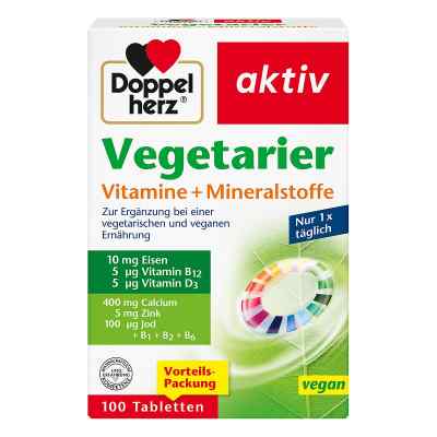 Doppelherz Végétarien Vitamines + Minéraux (100 pièces)