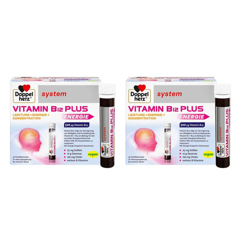 Doppelherz Vitamin B12 Plus System ampoules buvables (2x30x25 ml)