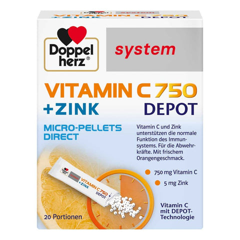 Doppelherz Vitamin C7 50 Depot system granulés (20 pièces)