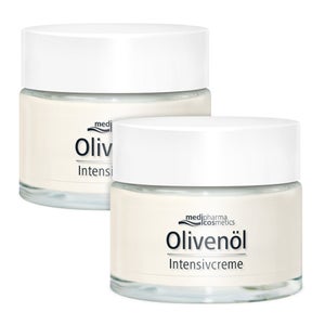 medipharma cosmetics crème intensive à l'huile d'olive (2 x 50 ml)