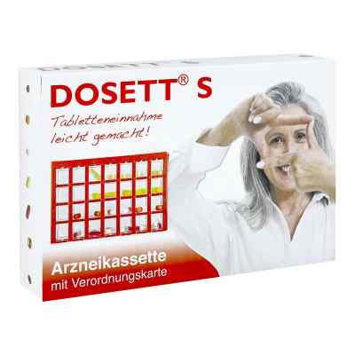 HORMOSAN Dosett S Medikamentenkassette rot (1 Stück)