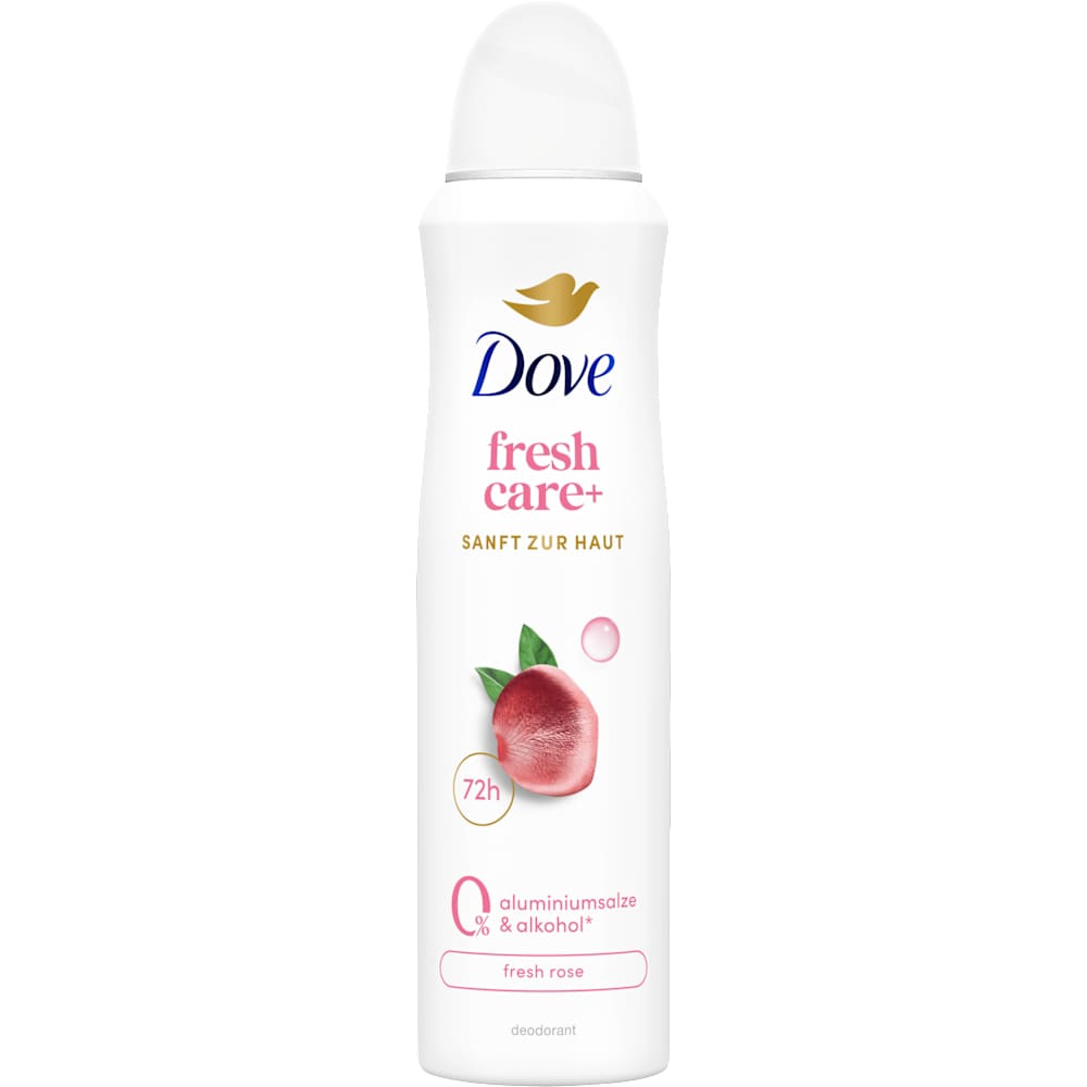 Dove spray déodorant fresh+care rose (150 ml)