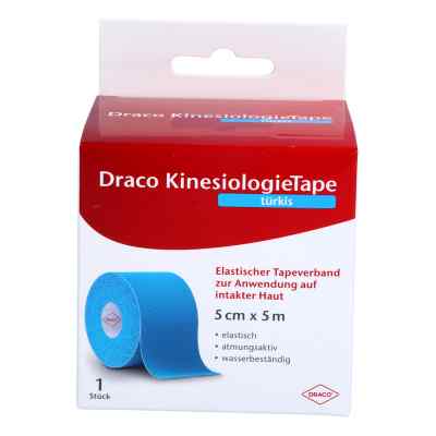 Draco Ruban de kinésiologie 5 cm x 5 m turquoise (1 pièce)
