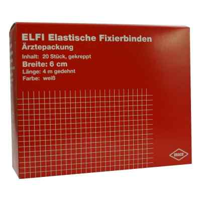 Dracoelfi bande de fixation élastique crêpe 6 cm x 4 m (20 pièces)