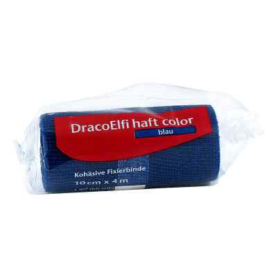 Dracoelfi haft color bande de fixation (4 m x 10 cm, bleu) (1 pièce)
