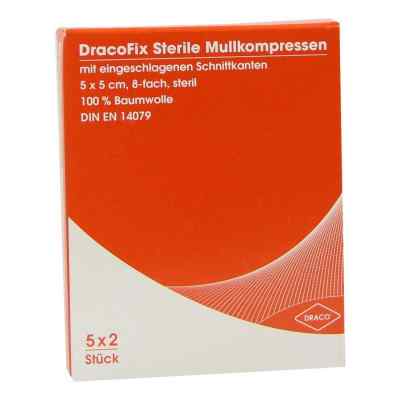 Dracofix Peel compresses stériles 5x5 cm 8 plis (5x2 pièces)