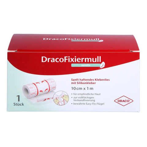 Dr. Ausbüttel Dracofix Sensitiv fixation gauze 10 cm x 1 m (1 piece)