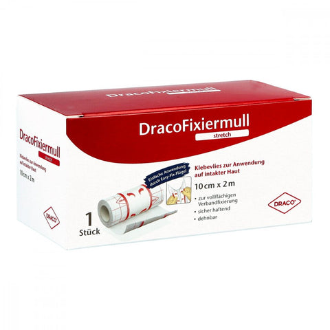 Dr. Ausbüttel Dracofixiermull stretch 10 cm x 2 m (1 Stück)