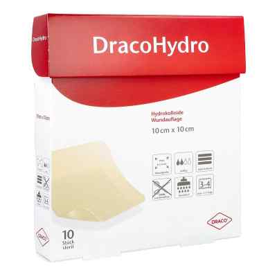 Dracohydro pansement hydrocolloïde 10x10 cm (10 pièces)