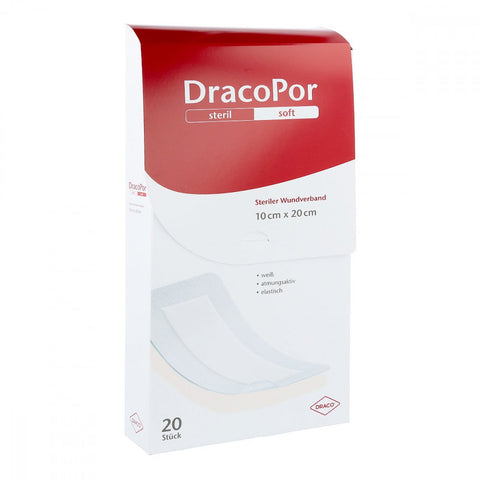 Dracopor steriler Wundverband 10x20 cm (20 Stück)