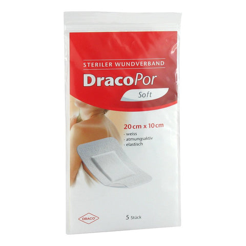 Dr. Ausbüttel Dracopor Wundverband 10x20 cm steril (5 Stück)