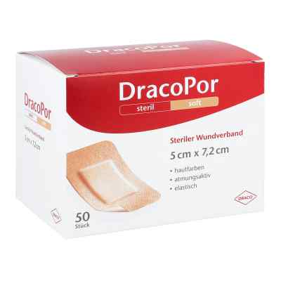 Dracopor pansement 5x7,2 cm stérile couleur peau (50 pièces)