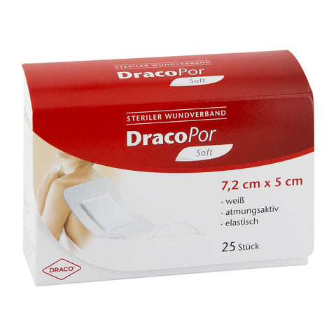 Dracopor Wundpflaster 7,2x5cm steril (25 Stück)