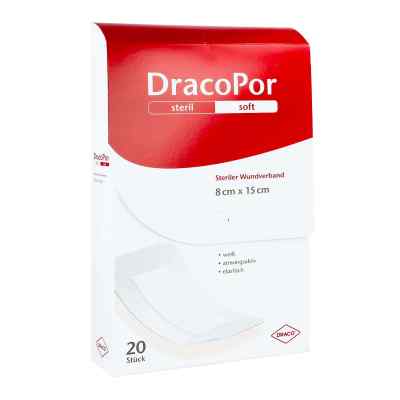 Dracopor pansement 8x15 cm stérile (20 pièces)