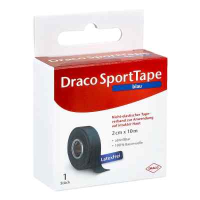 Dracotapeverband 10 m x 2 cm bleu (1 pièce)