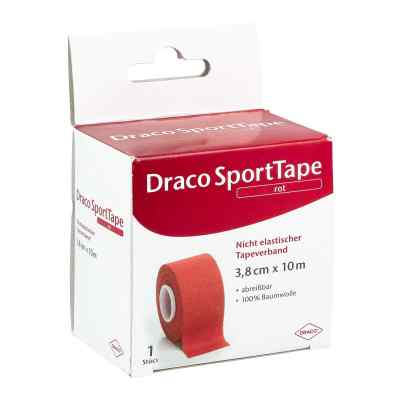Dracotape bandage 3,8 cm x 10 m rouge (1 pièce)