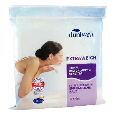 Duniwell gant de toilette jetable Sensi (50 pièces)