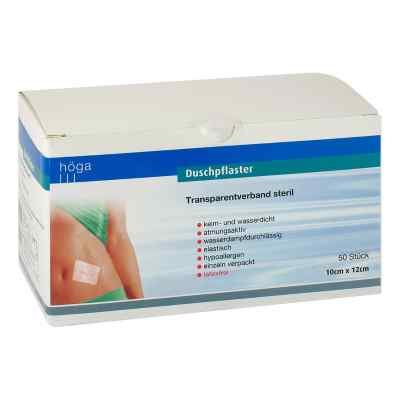 Höga-Pharm pansement de douche transparent stérile 10x12 cm (50 pièces)