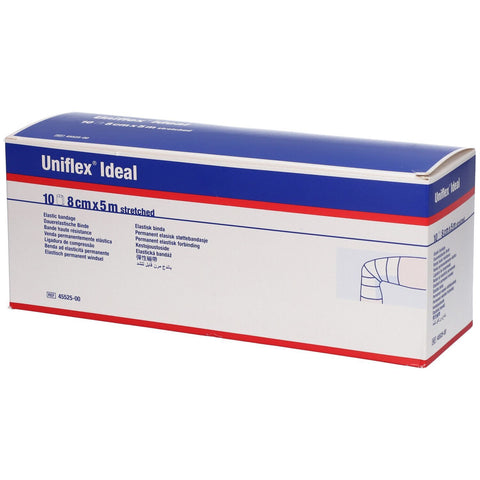 Uniflex® Ideal 8 cm x 5 m blanc