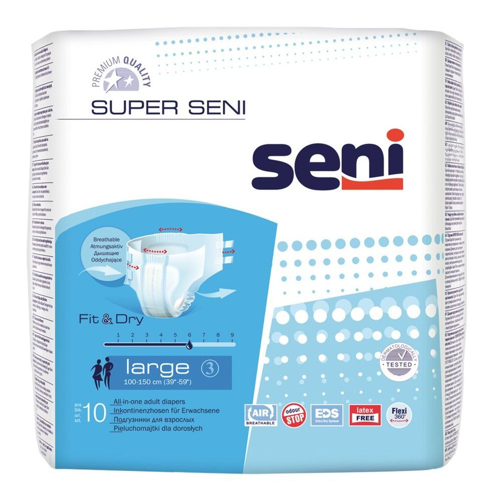 Super Seni culottes d'incontinence (10 pièces)