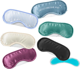 Ebelin Masque de sommeil avec coussinet de gel (1 pièce)