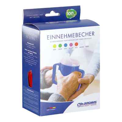 Dr. Junghans Medical GmbH Messbecher mit 2 Griffen + 2 Deckeln 4+12mm rot (1 Stück)