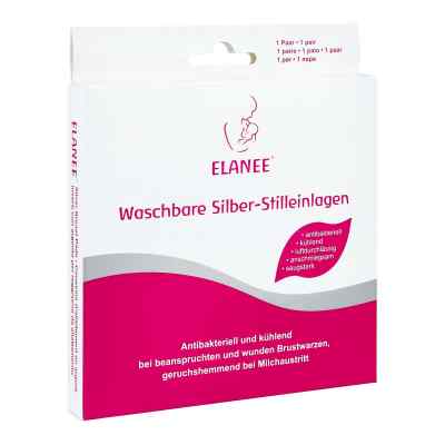 Elanee coussinets d'allaitement argent lavables (2 pièces)