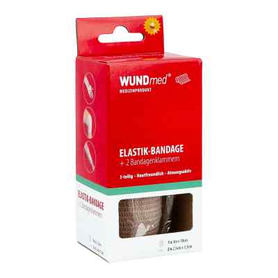 Axisis Bande élastique 10 cm x 3 m avec agrafes (1 pièce)