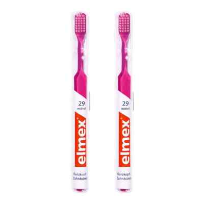 elmex brosse à dents de voyage avec boîte de protection pratique (2 pièces)