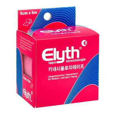 Kanzlsperger GmbH Elyth Tape Kinesiologie 5 cm x 5 m rot (1 Stück)