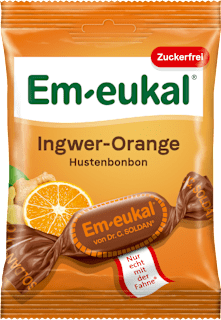 Em-eukal Bonbon gingembre-orange sans sucre (75 g)